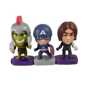 Lot of 3 McDonald's Happy Meal Marvel Avengers Toys